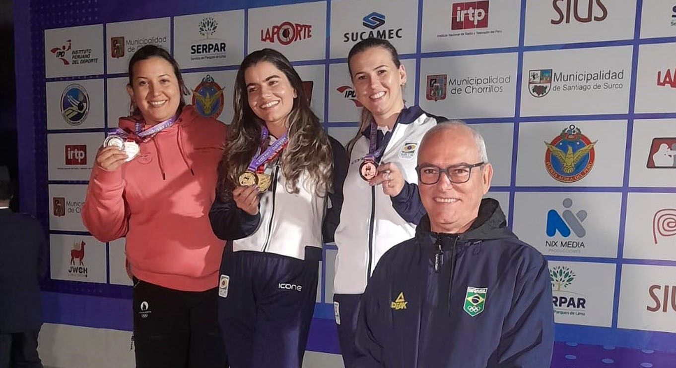 Brasil lidera quadro de medalhas