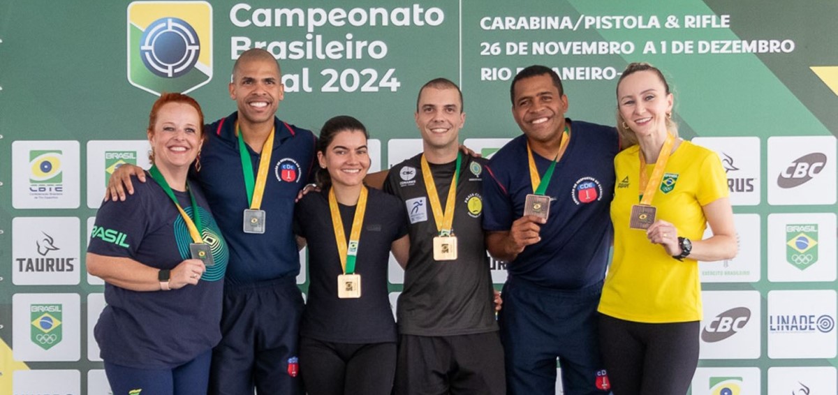 Medalhistas da Pistola de Ar Equipe Mista